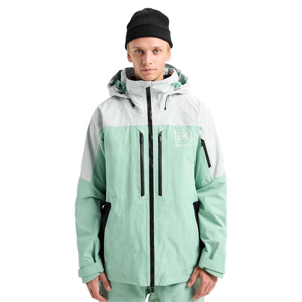 Burton 2026 AK Swash Gore-Tex Jacket - Grey Cloud/Soft Sage True Black