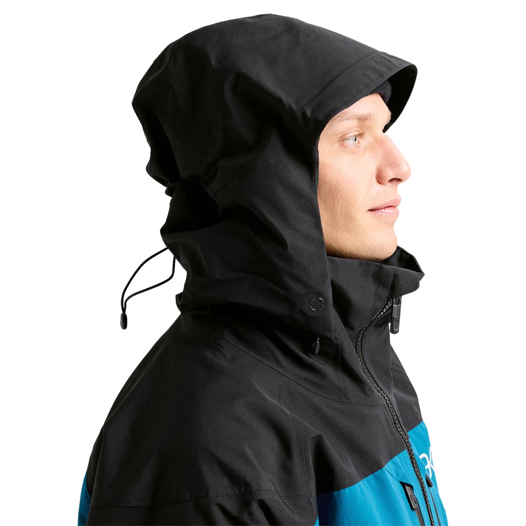 Burton 2026 AK Swash Gore-Tex Jacket - True Black/Blue Teal/Atomic Yellow