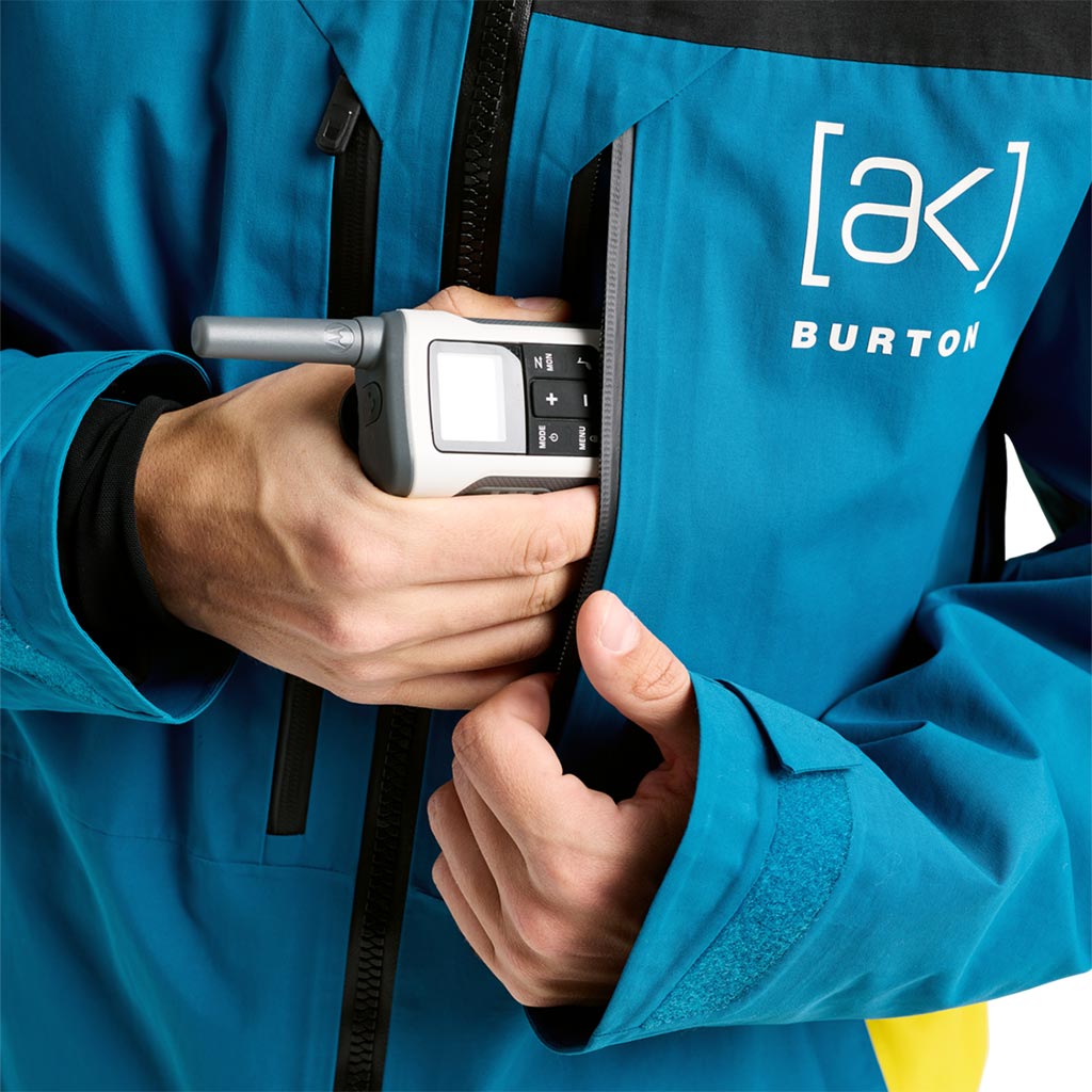 Burton 2026 AK Swash Gore-Tex Jacket - True Black/Blue Teal/Atomic Yellow
