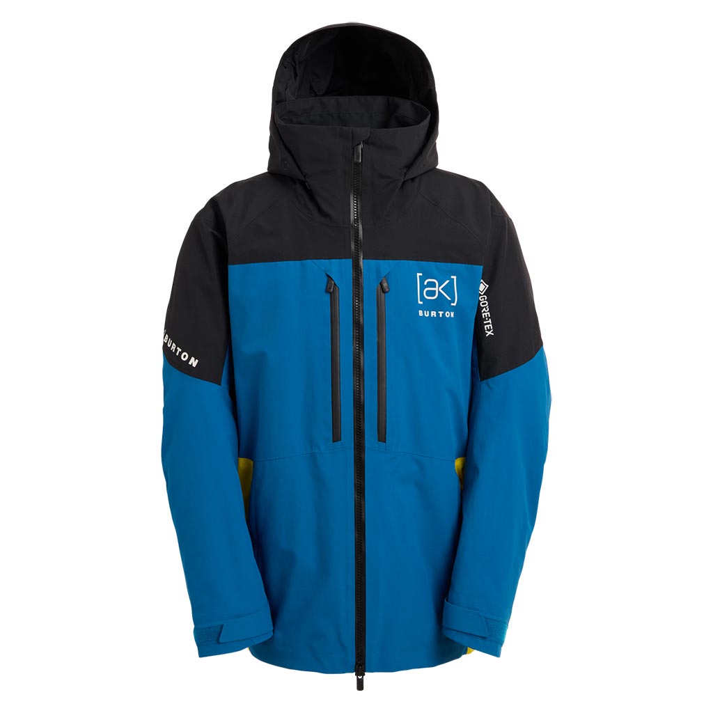 Burton 2026 AK Swash Gore-Tex Jacket - True Black/Blue Teal/Atomic Yellow