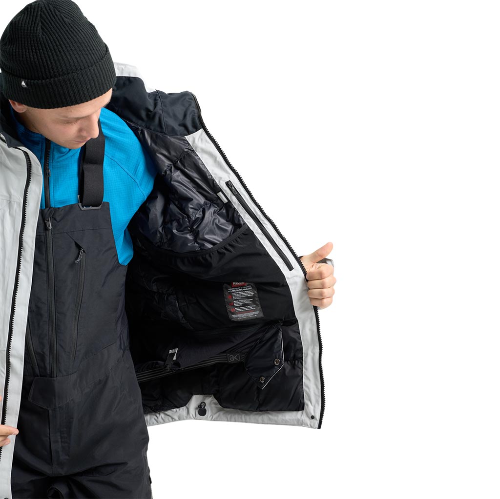 Burton 2026 AK LZ Down Gore-Tex Jacket - Grey Cloud