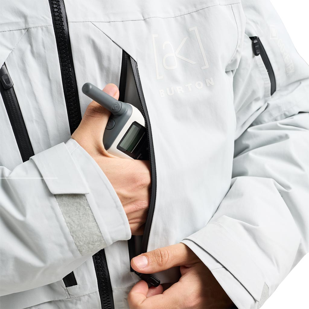 Burton 2026 AK LZ Down Gore-Tex Jacket - Grey Cloud
