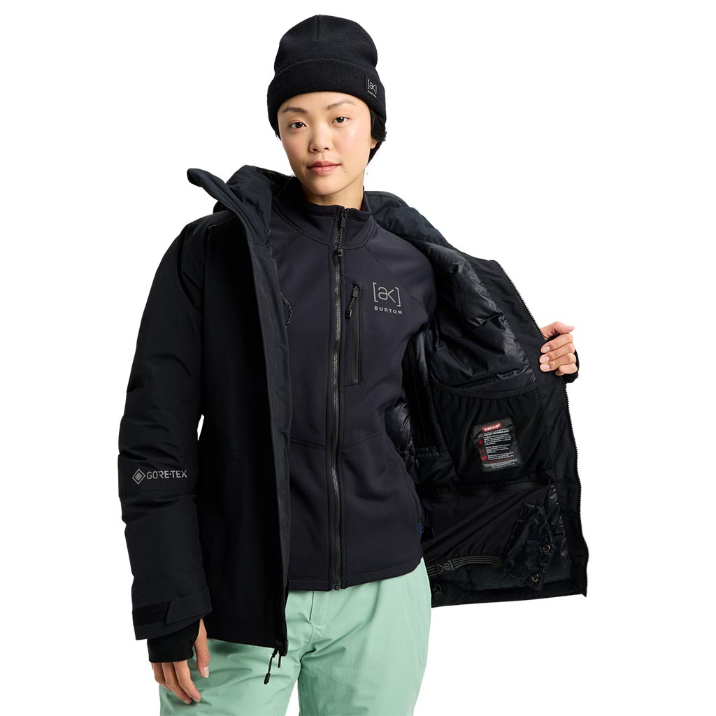 Burton 2026 Womens AK Flare Down Gore-Tex Jacket - True Black