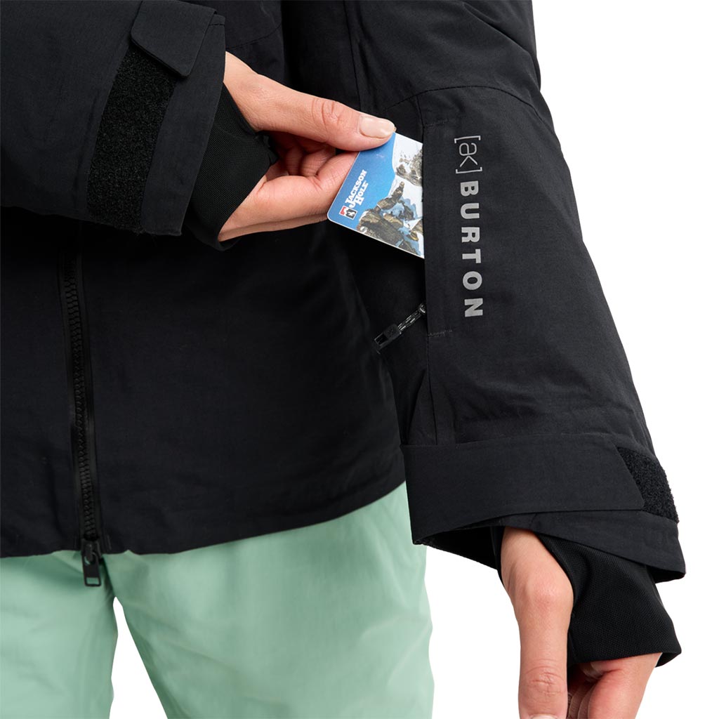 Burton 2026 Womens AK Flare Down Gore-Tex Jacket - True Black