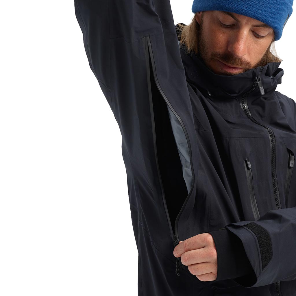 Burton 2024 AK Gore Hover Stretch Jacket - True Black