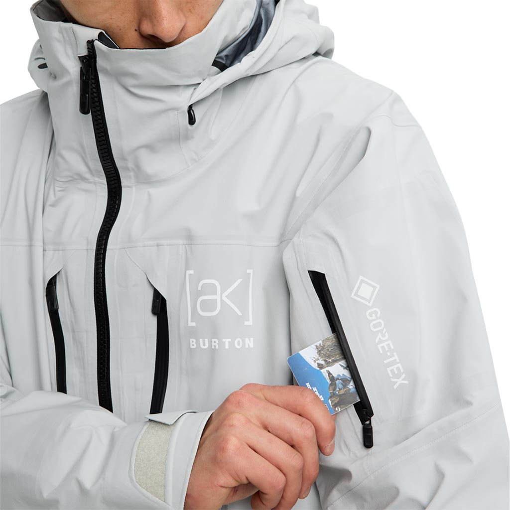 Burton 2026 AK Hover 3L Gore-Tex Jacket - Grey Cloud