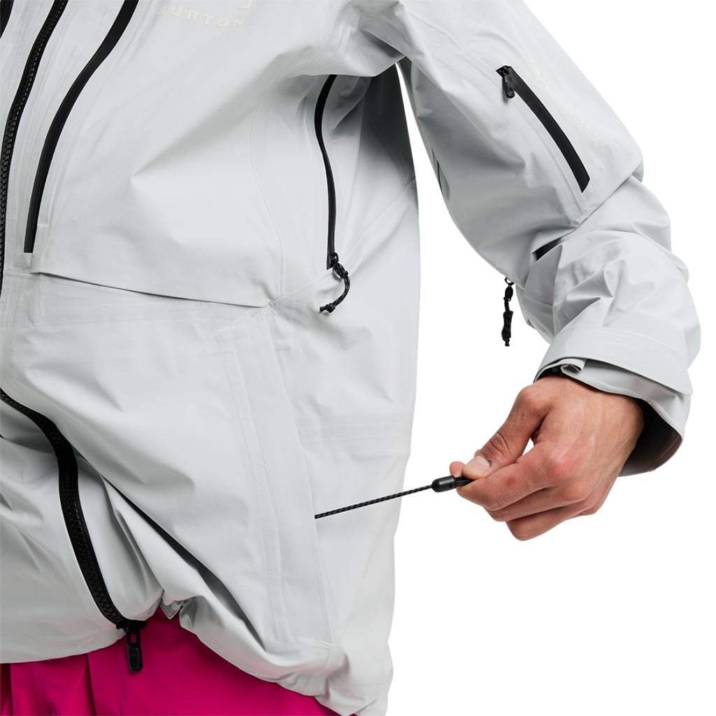 Burton 2026 AK Hover 3L Gore-Tex Jacket - Grey Cloud