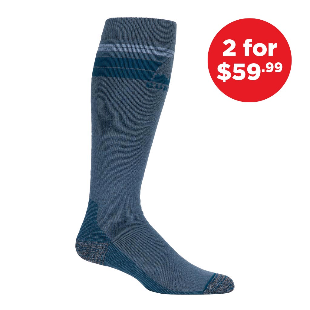 Burton Emblem Midweight Socks - Nightfall