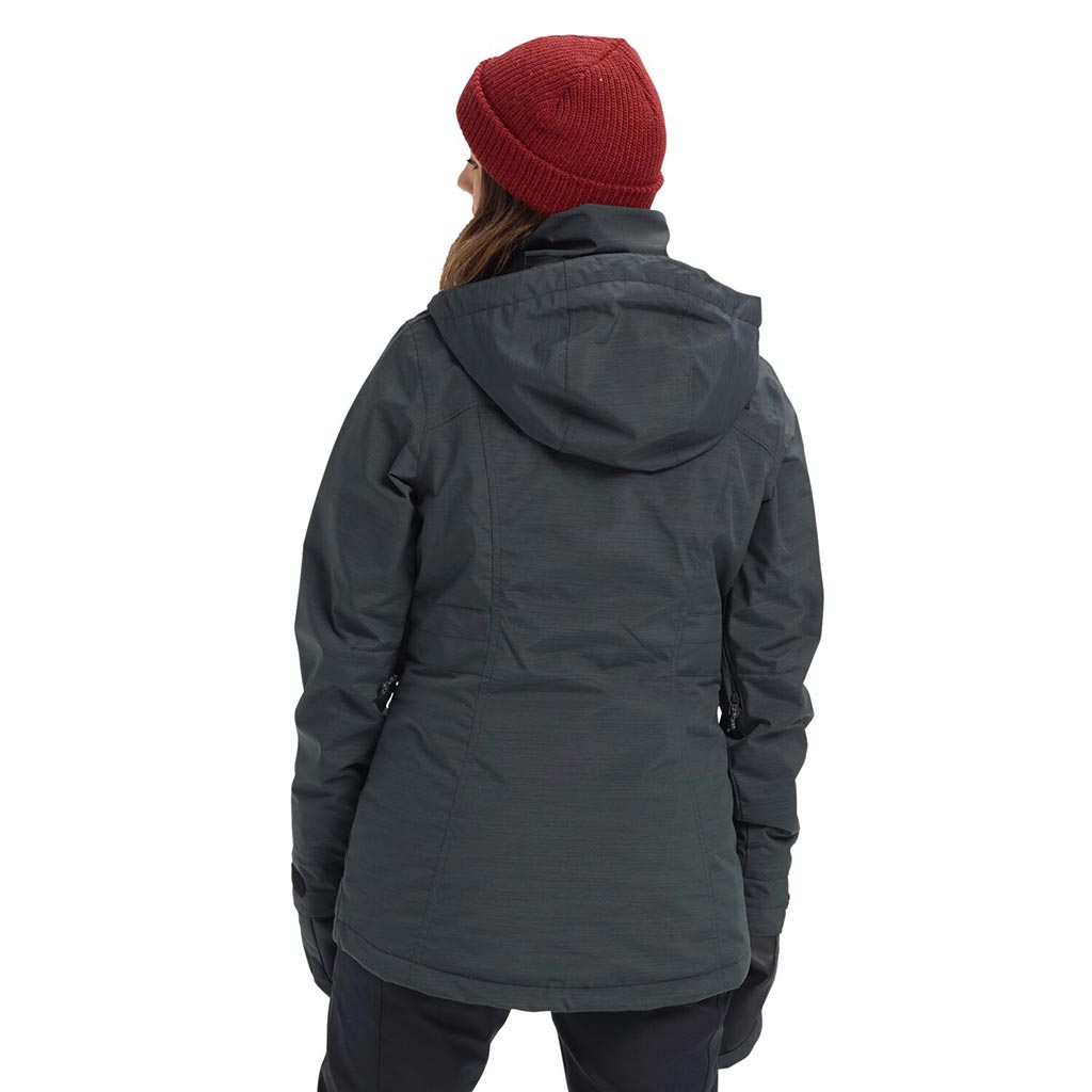 Burton 2023 Womens Jet Set Jacket - True Black Heather