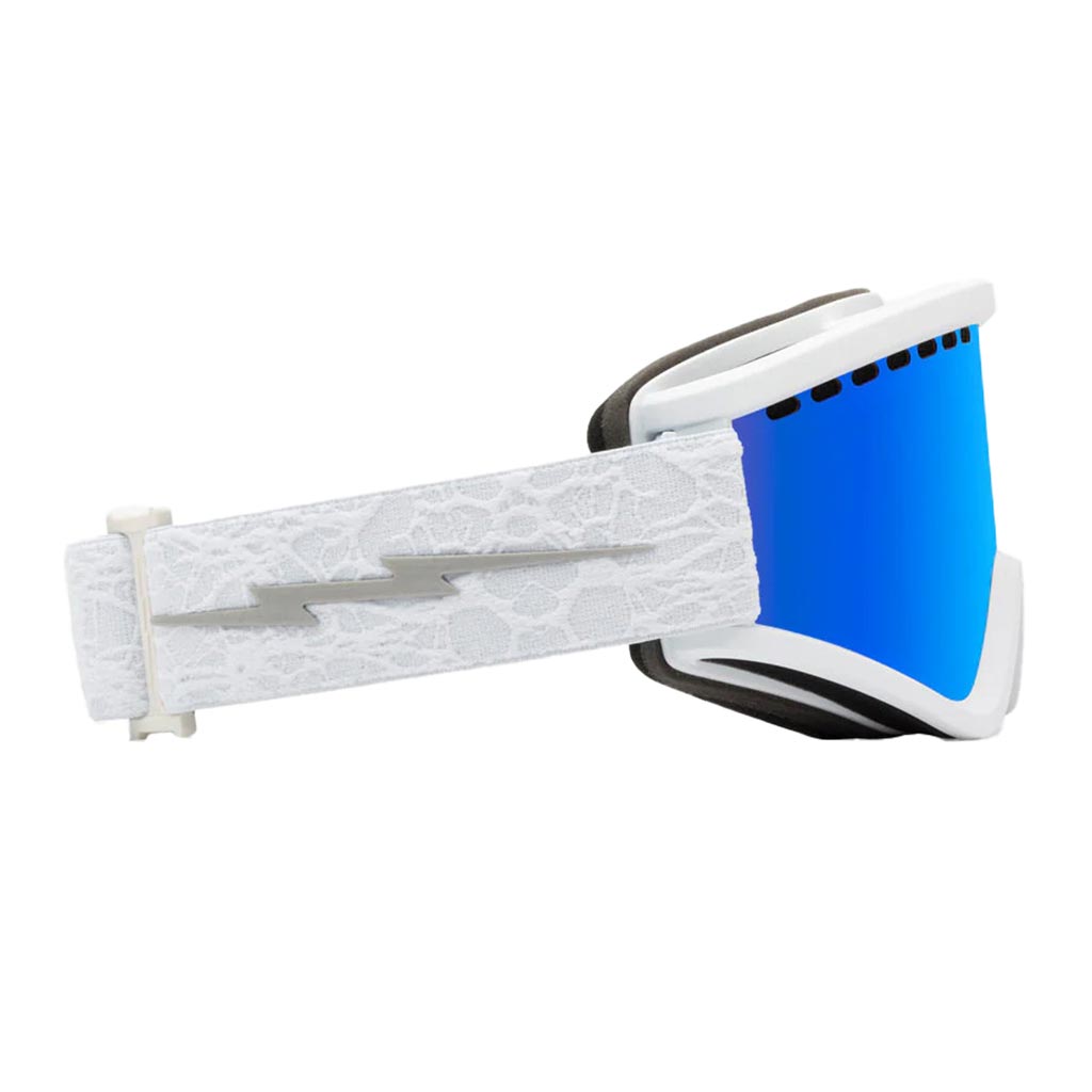 Electric 2024 EGV Goggle - Matte White Nuron/Blue Chrome