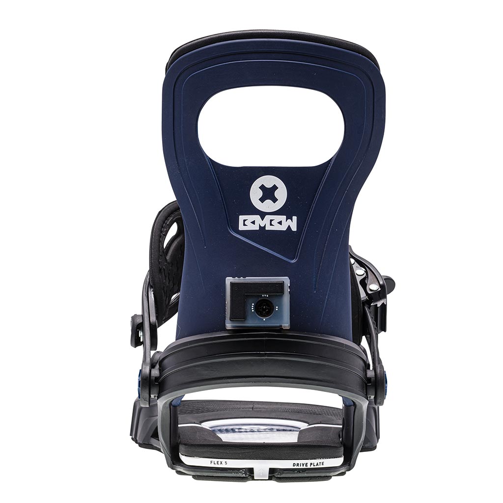 Bent Metal Joint Bindings - Black/Blue