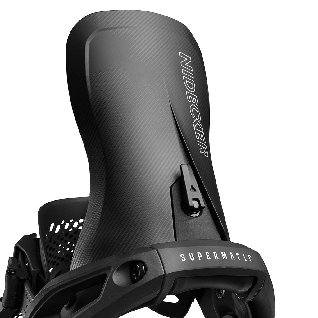 Nidecker 2026 Supermatic LT Bindings - Black