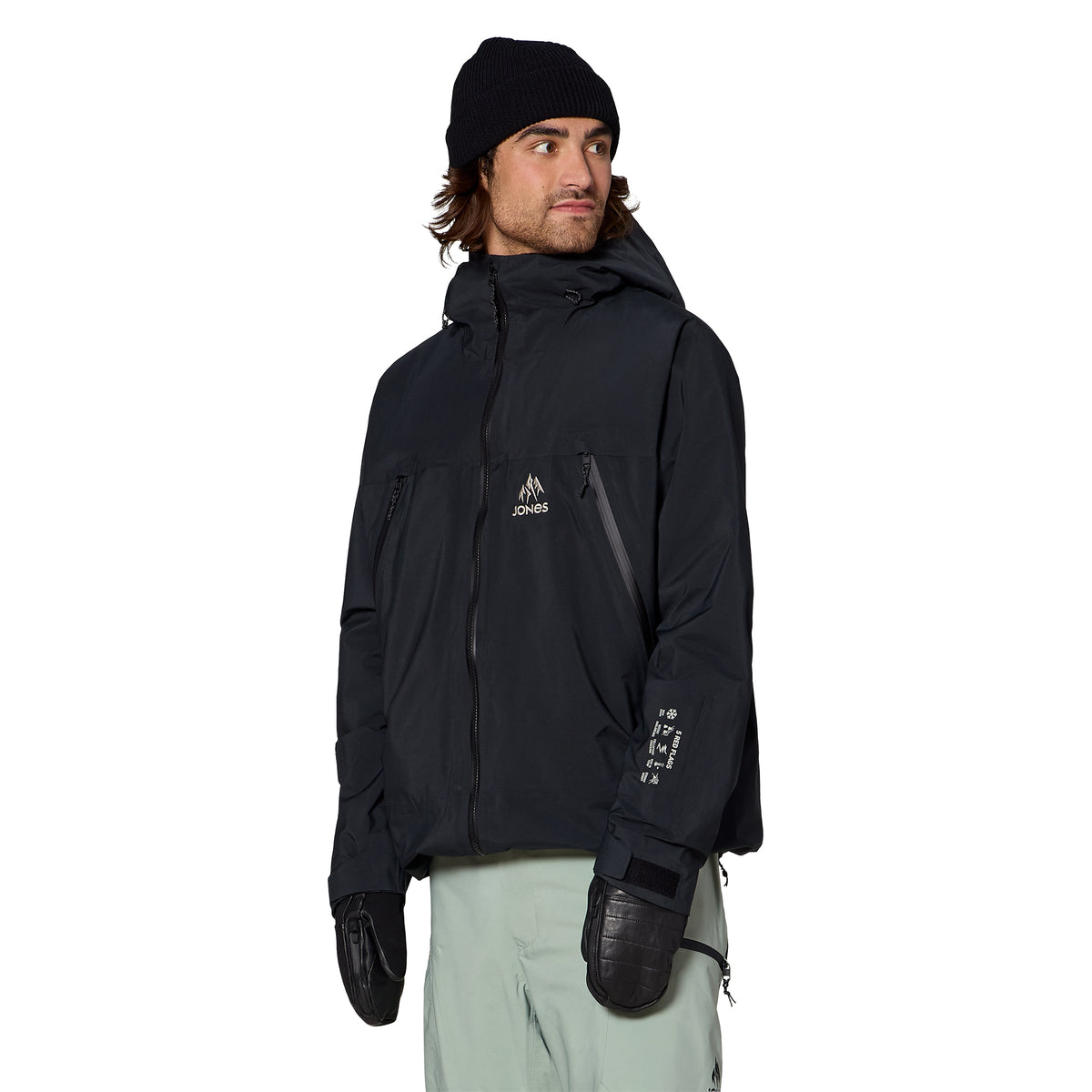 Jones 2027 Deeper Gore-Tex Jacket - Stealth Black