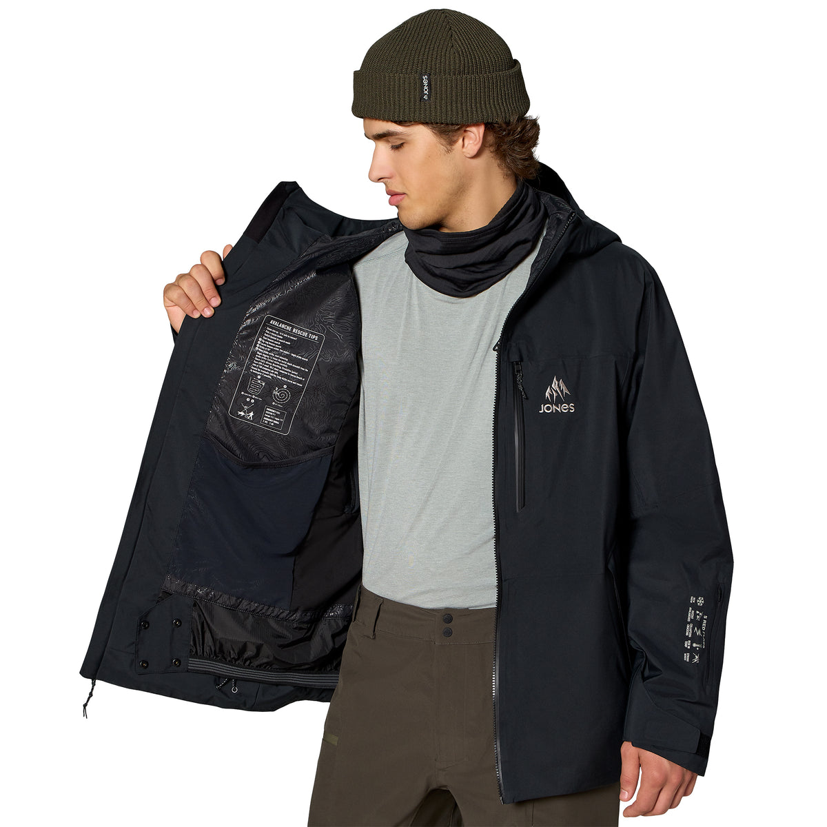 Jones 2027 Deeper Insulated Gore-Tex Jacket - Stealth Black