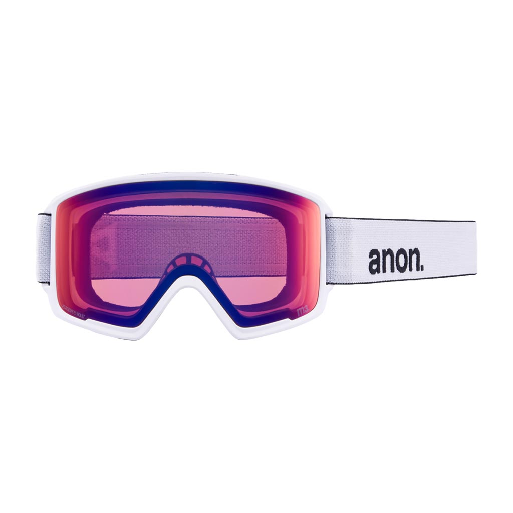 Anon M3 Low Bridge Goggle + Extra Lens - White/Sun Onyx