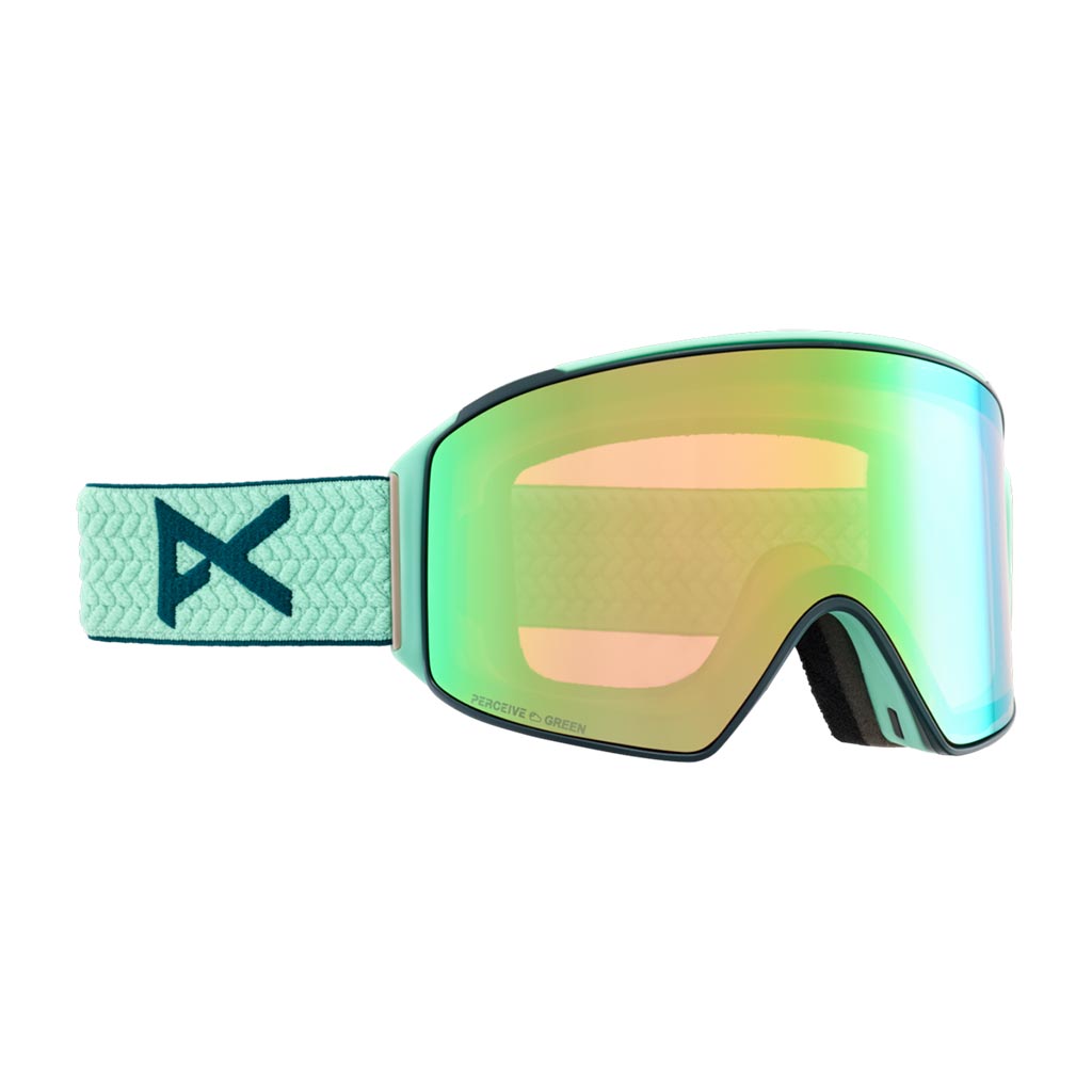 Anon 2025 M4 Low Bridge Cylindrical Goggle - Powdermint/Variable Green