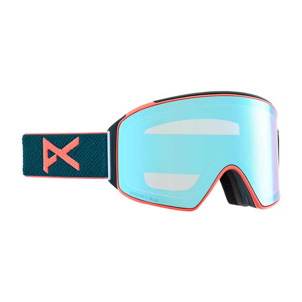 Anon 2025 M4 Cylindrical Goggle - Deep Emerald/Variable Blue