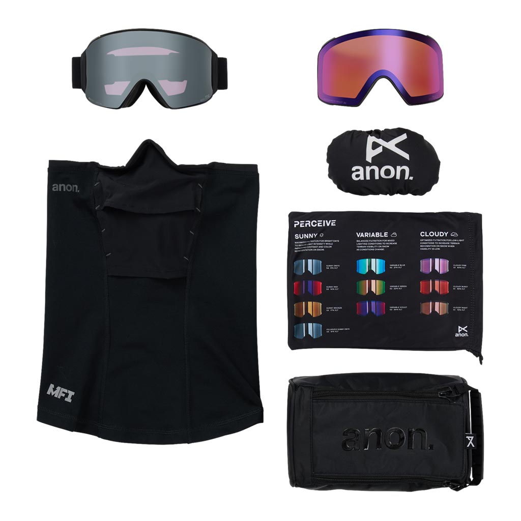 Anon 2026 M4 Cylindrical Goggle - Smoke/Sunny Onyx