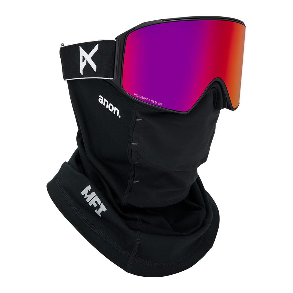 Anon 2026 M4 Cylindrical Goggle - Black/Sunny Red