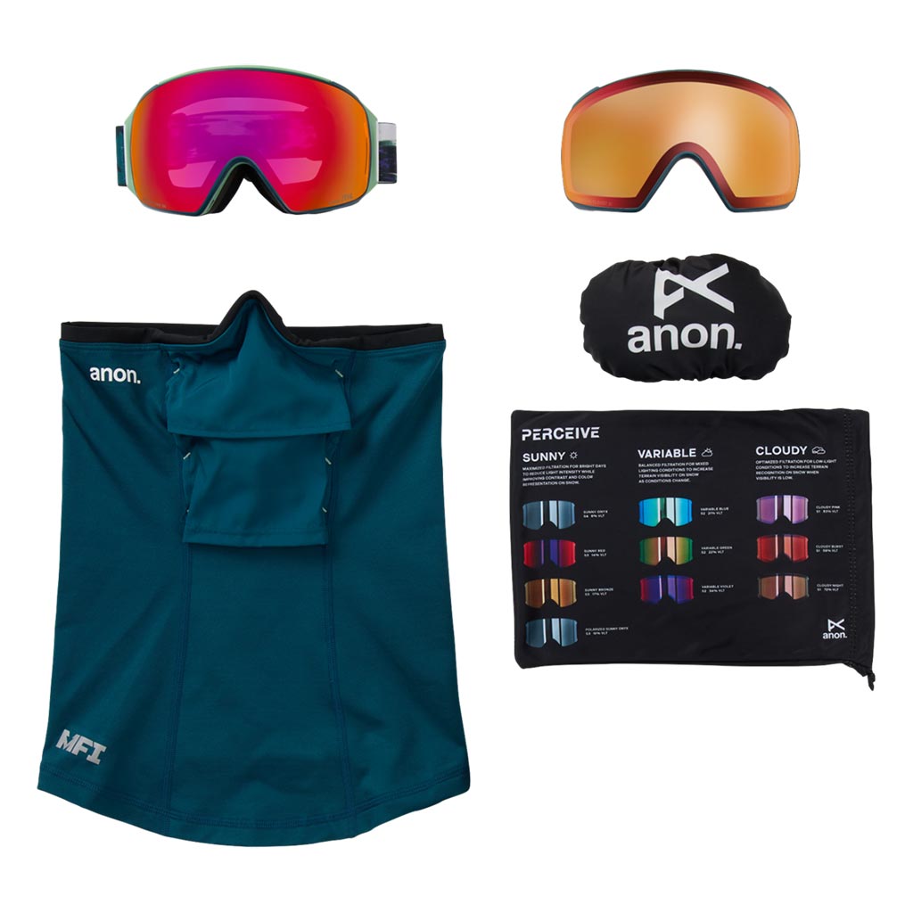 Anon 2026 M4 Toric Goggle - Family Tree/Sunny Red