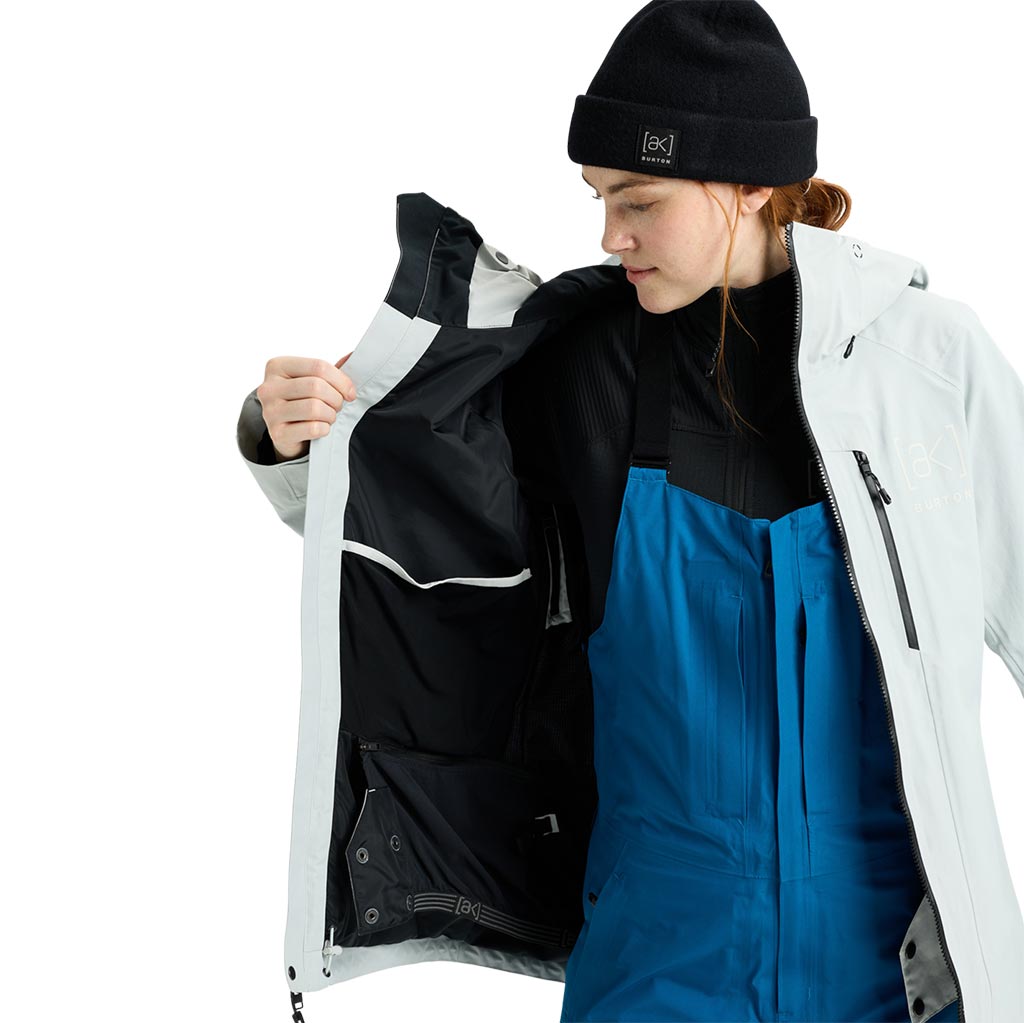 Burton 2026 Womens AK Upshift Gore-Tex Jacket - Grey Cloud