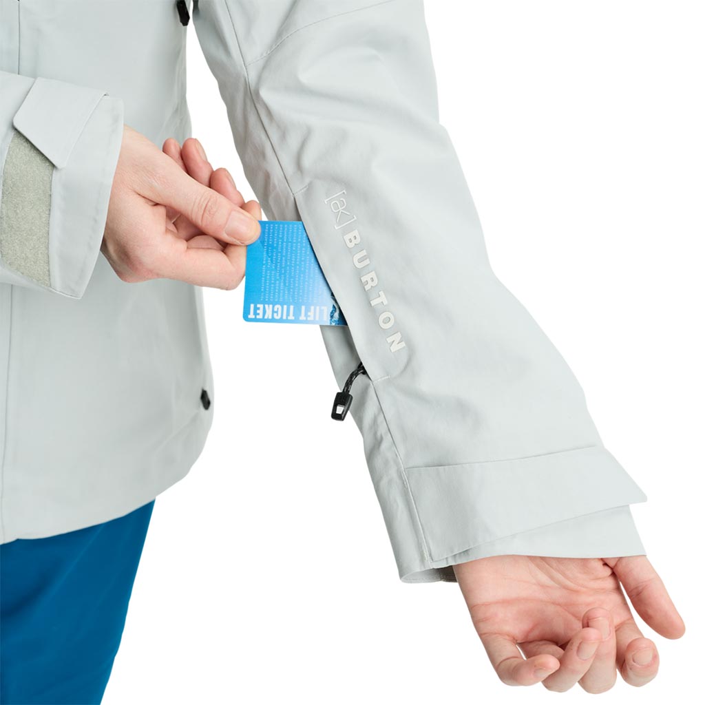 Burton 2026 Womens AK Upshift Gore-Tex Jacket - Grey Cloud