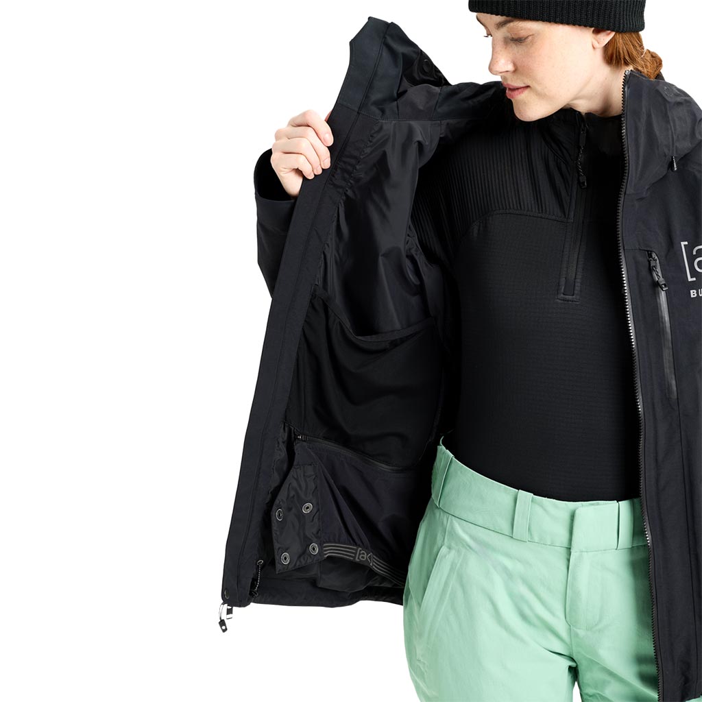 Burton 2026 Womens AK Upshift Gore-Tex Jacket - True Black