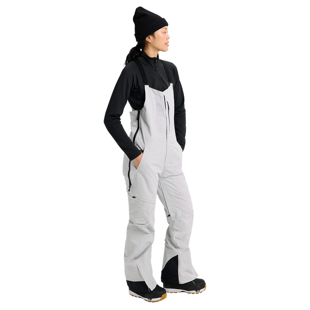 Burton 2026 Womens AK Kimmy Gore-Tex 2L Bib Pant - Grey Cloud