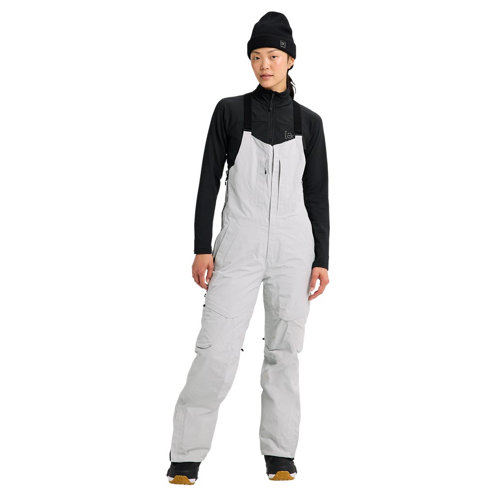 Burton 2026 Womens AK Kimmy Gore-Tex 2L Bib Pant - Grey Cloud