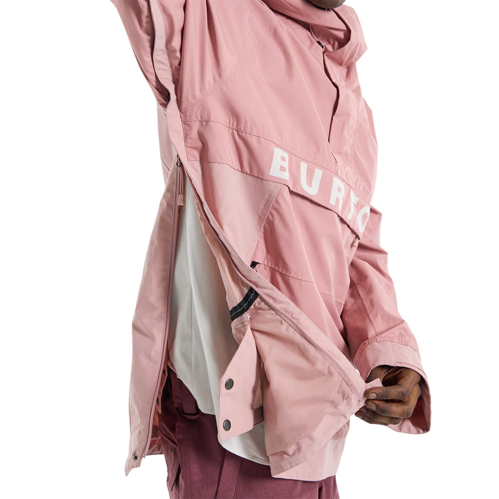 Burton 2024 Frostner Anorak Jacket - Powder Blush