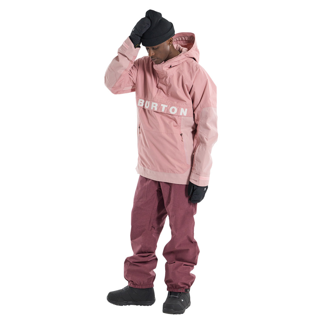 Burton 2024 Frostner Anorak Jacket - Powder Blush