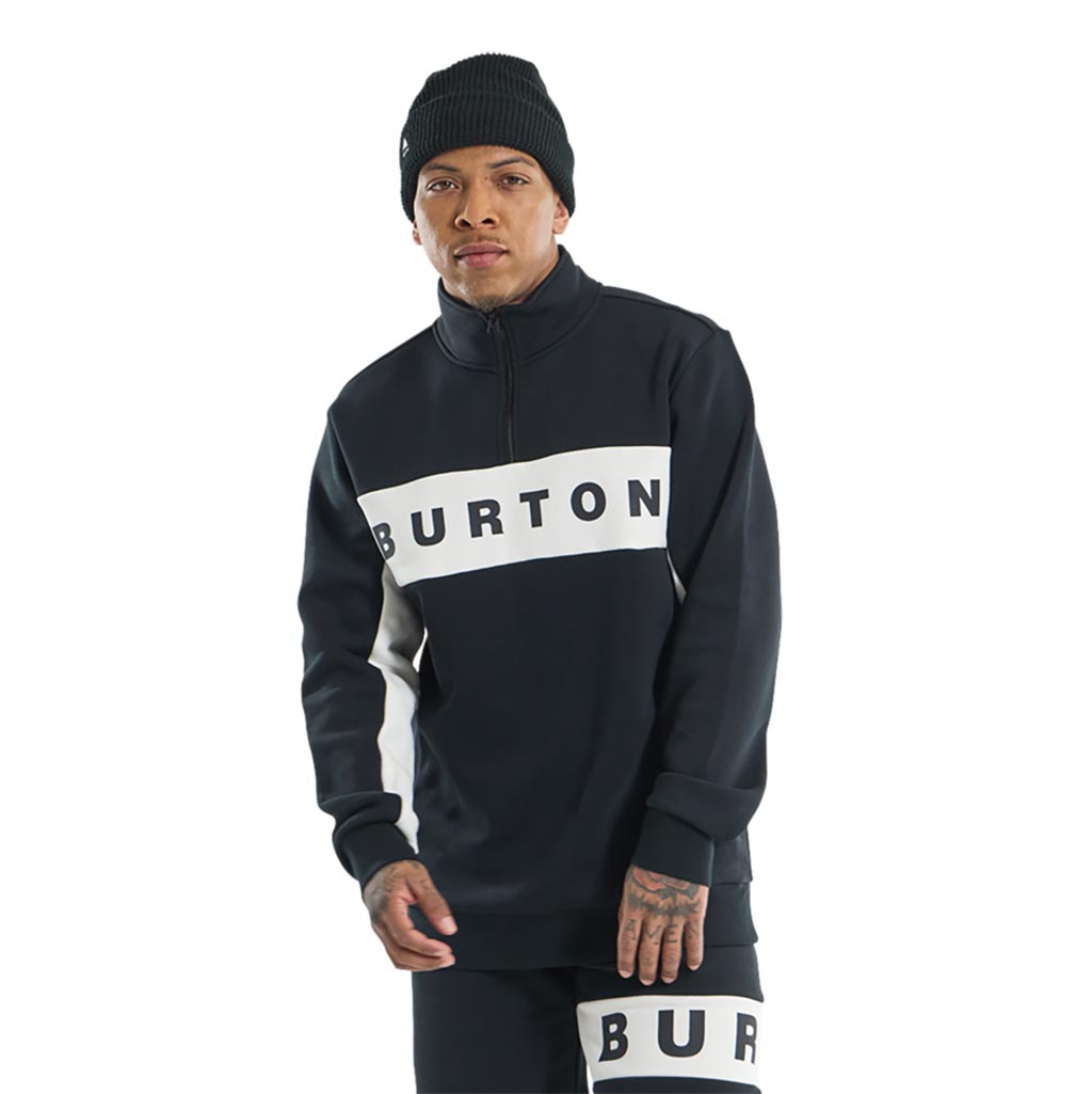 Burton Lowball 1/4 Zip Fleece - True Black
