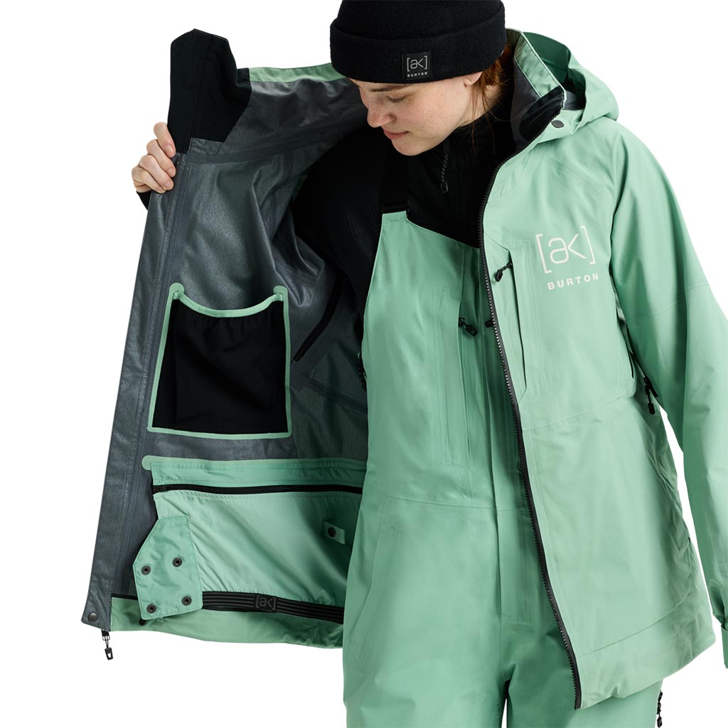 Burton 2026 Womens AK Kimmy Gore-Tex 3L Jacket - Soft Sage