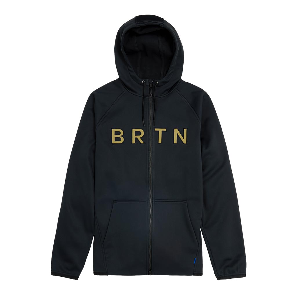 Burton Crown Weatherproof Full Zip Hoodie - True Black