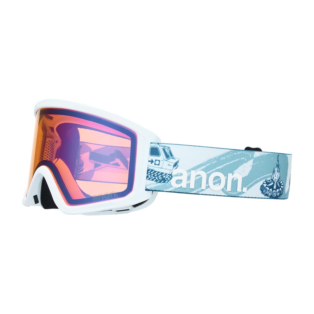 Anon 2026 Tracker 2.0 Kids Goggle + MFI - Mountain Party/Blue Amber