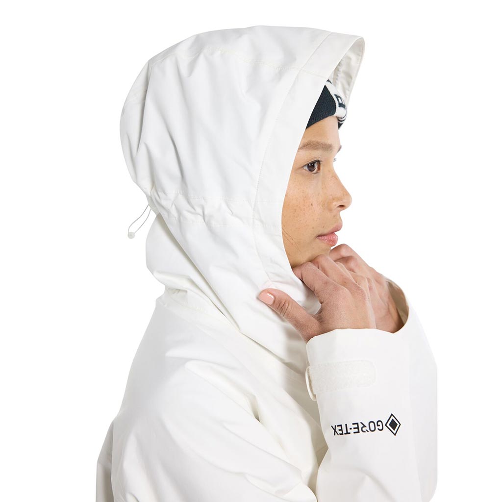 Burton 2024 Gore Pillowline Anorak Womens Jacket - Stout White