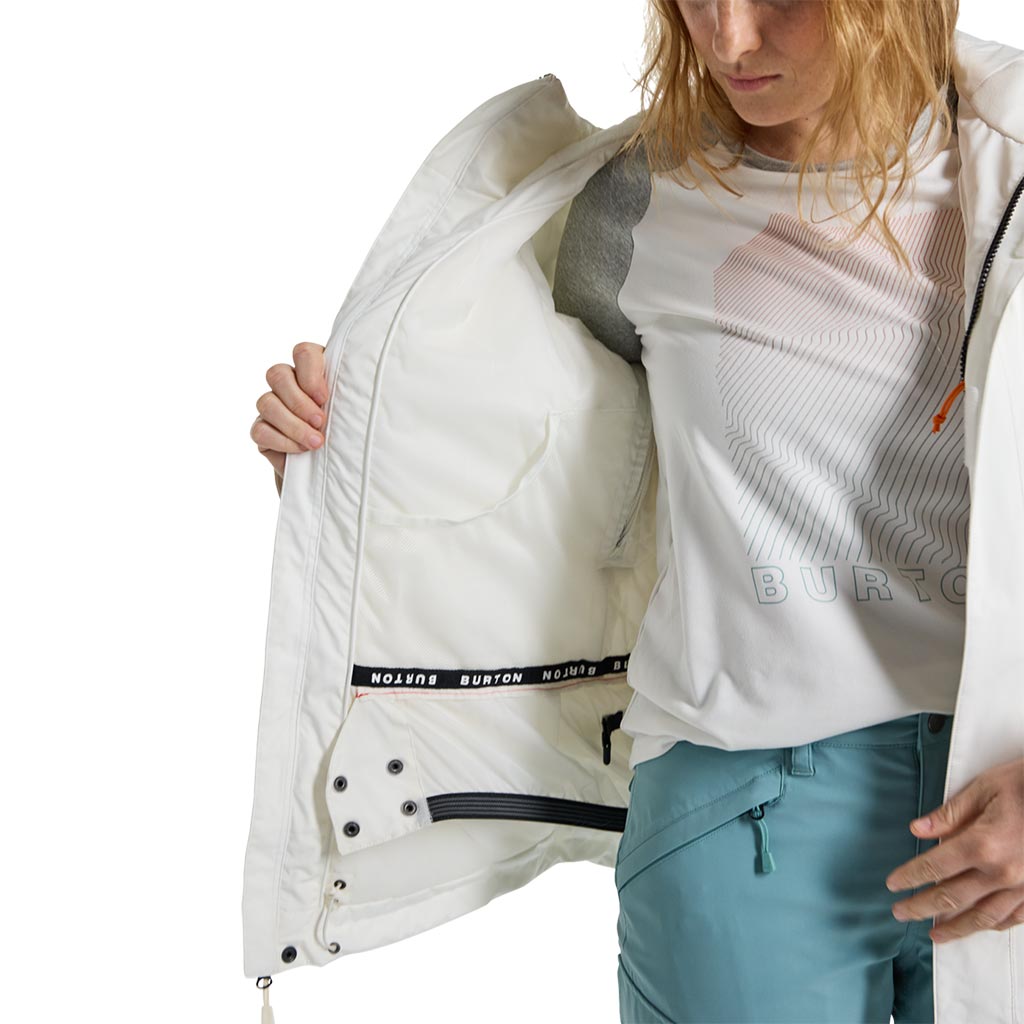 Burton 2024 Gore Powline Insulated Womens Jacket - Stout White