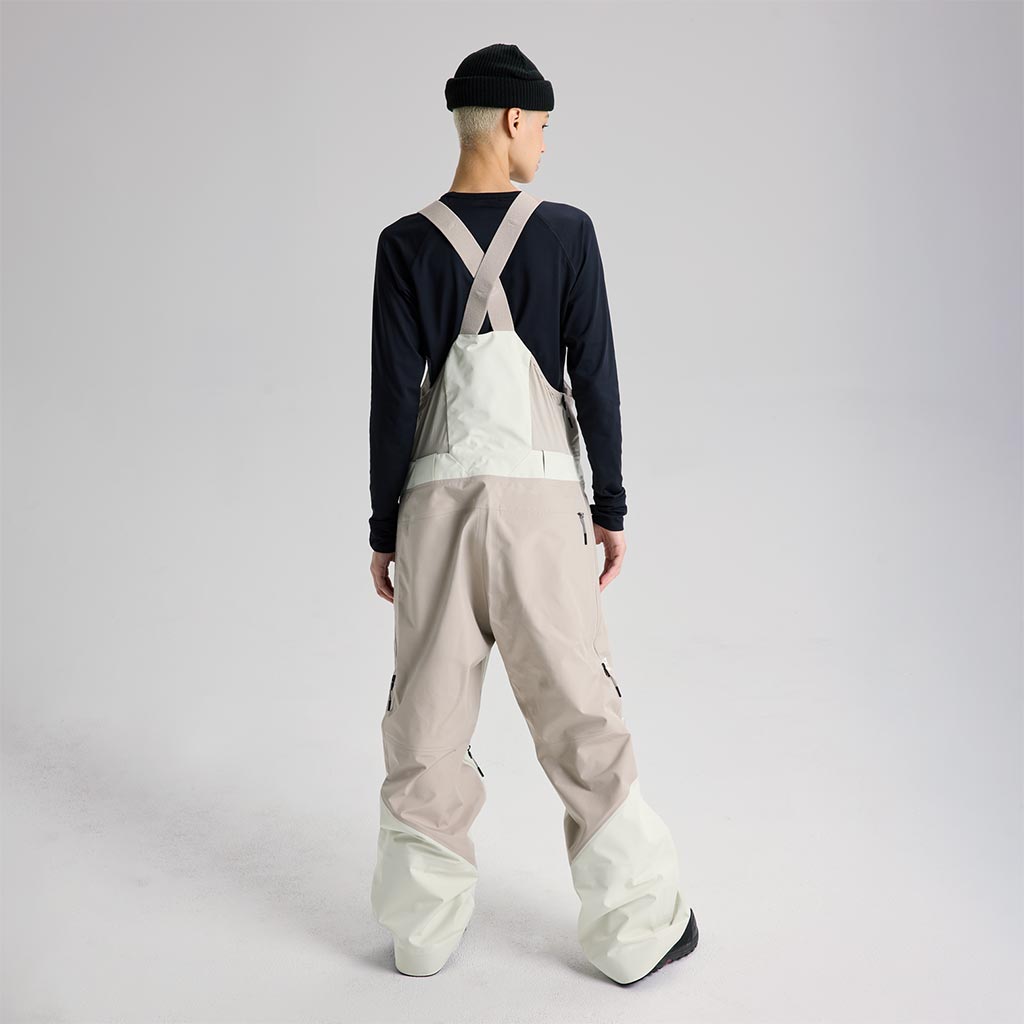 Burton 2026 AG Hardpack 3L Gore Bib Pant - Bone White/Stone Grey - Large