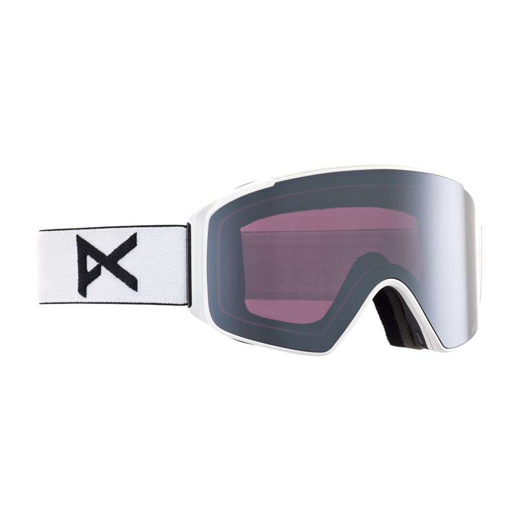 Anon M4S Low Bridge Cylindrical Goggle - White/Sun Onyx