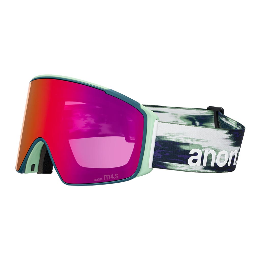 Anon 2026 M4S Cylindrical Goggle - Family Tree/Sunny Red