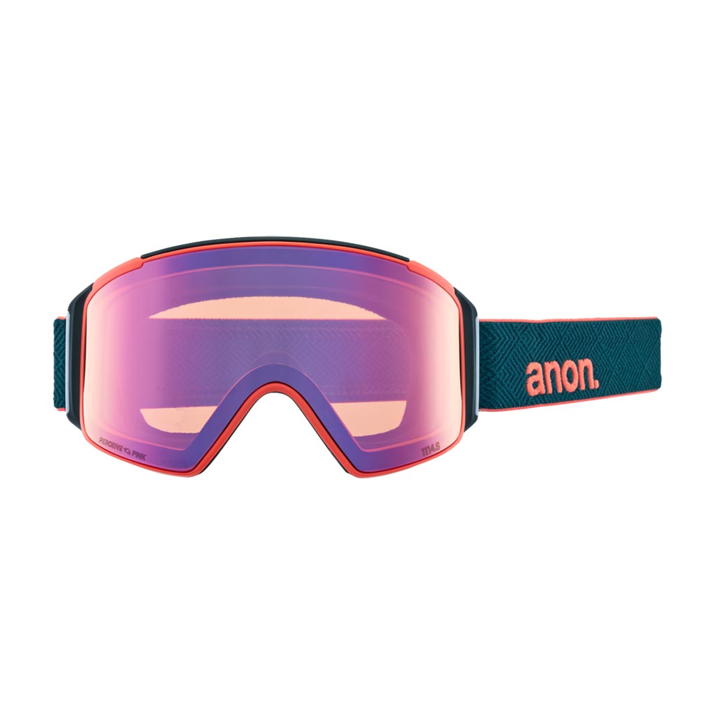 Anon 2025 M4S Cylindrical Goggle - Deep Emerald/Variable Blue