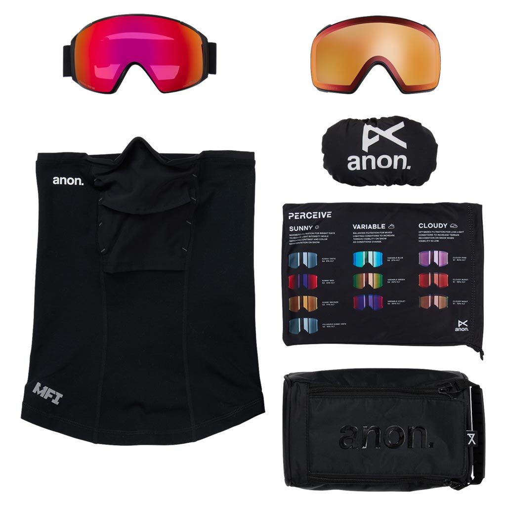 Anon 2026 M4S Toric Goggle - Black/Sunny Red