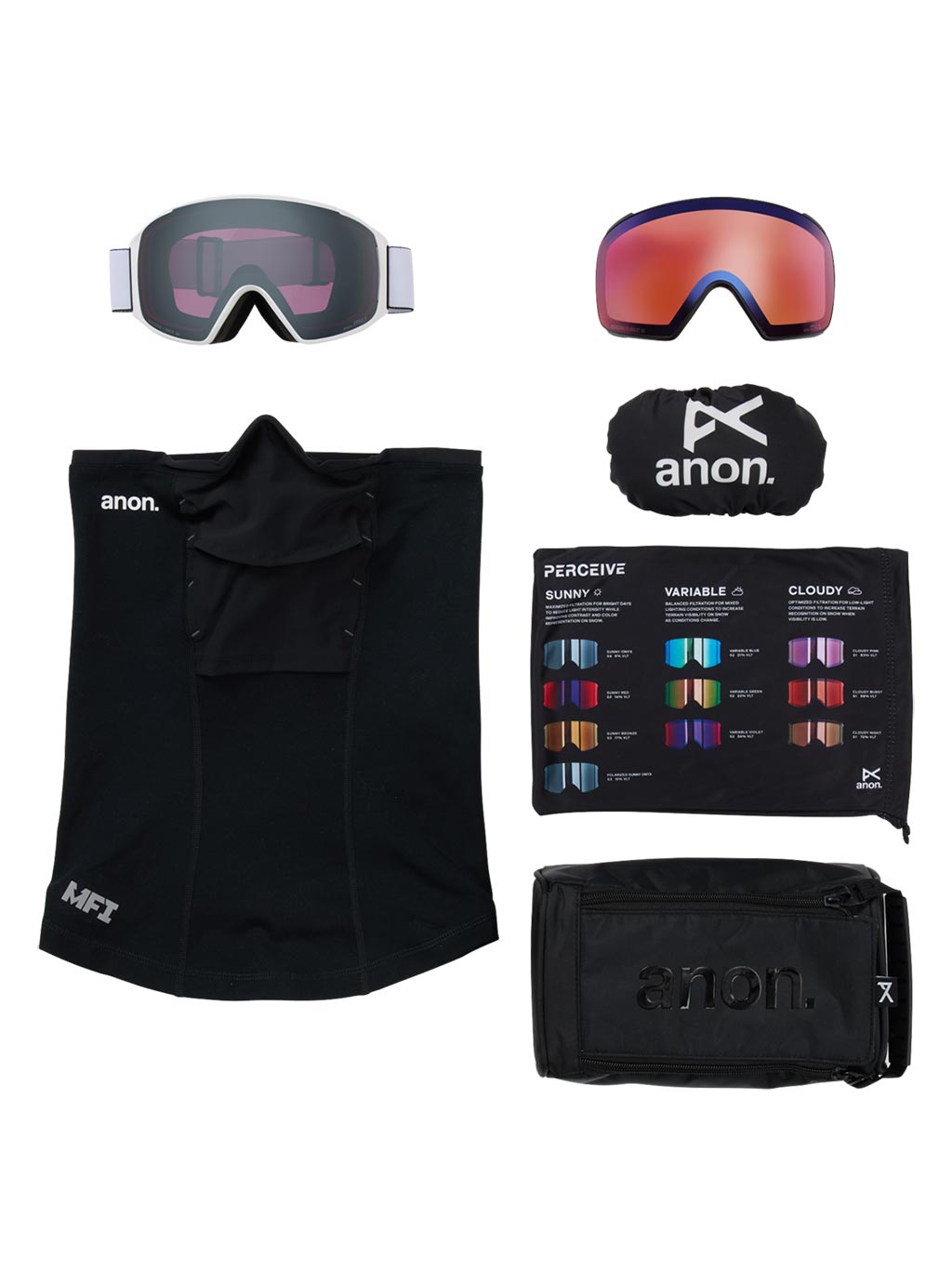 Anon 2026 M4S Toric Goggle - White/Sunny Onyx