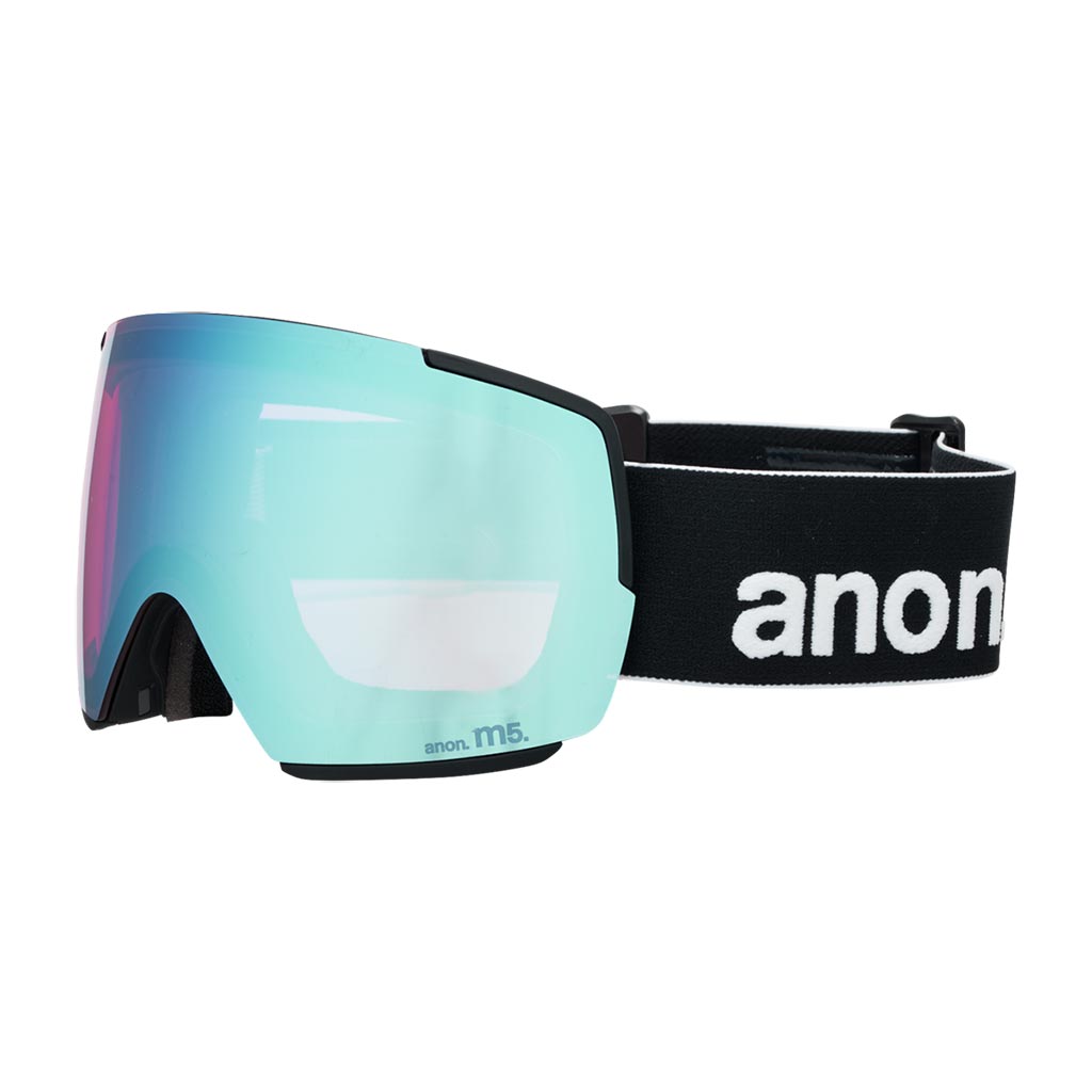 Anon 2026 M5 Low Bridge Goggle - Black/Variable Blue