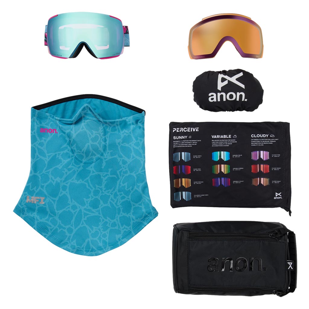 Anon 2026 M5S Goggle - Pink Tides/Variable Blue