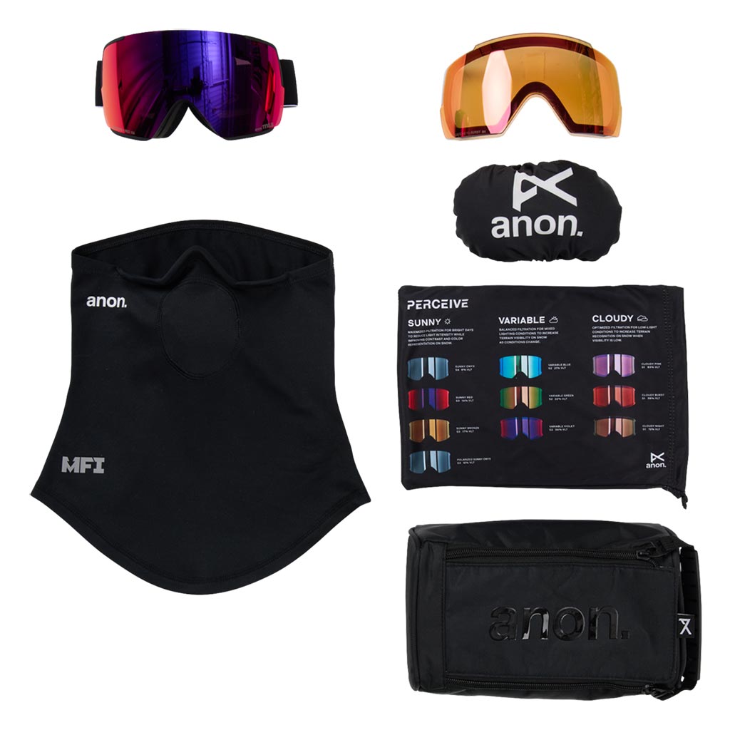 Anon 2026 M5S Goggle - Black/Sunny Red