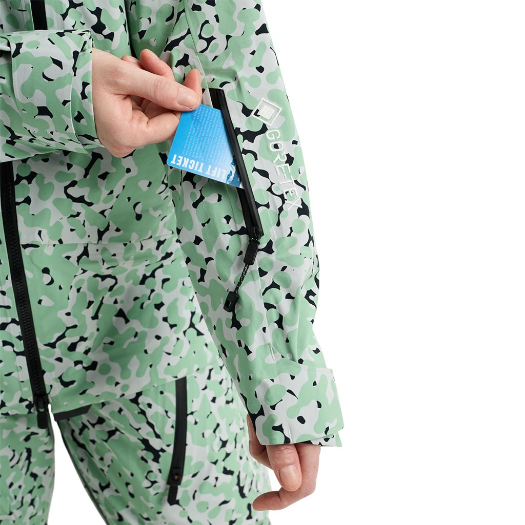 Burton 2026 Womens AK Tuvak Gore-Tex 3L Jacket - Sage Dot Camo