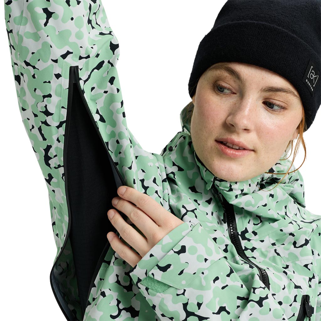 Burton 2026 Womens AK Tuvak Gore-Tex 3L Jacket - Sage Dot Camo