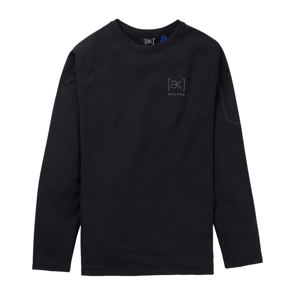 Burton 2025 AK Baker Stretch Fleece Crew - True Black