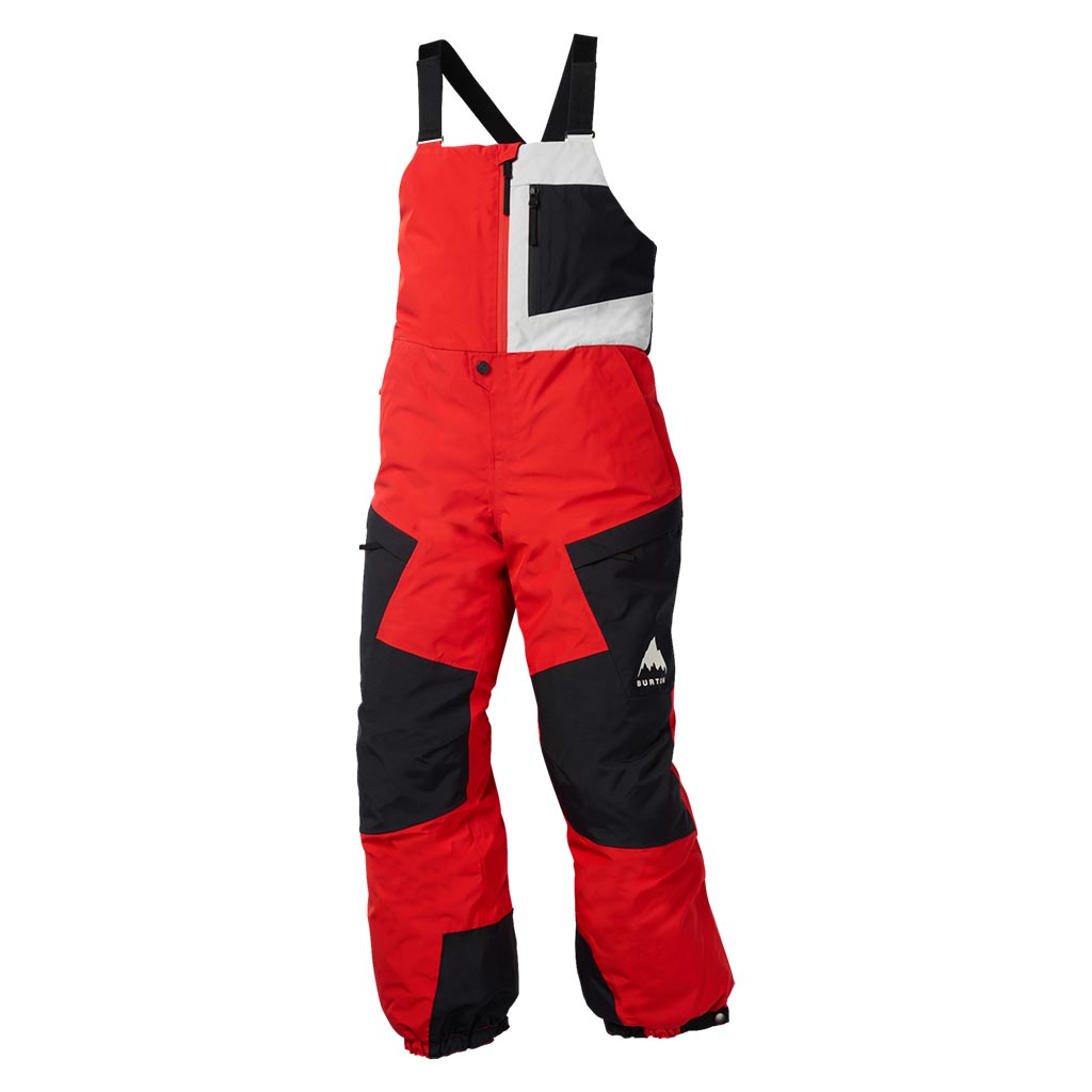 Burton 2026 Kids Powline Gore-Tex Bib Pant - Flame Scarlet/True Black
